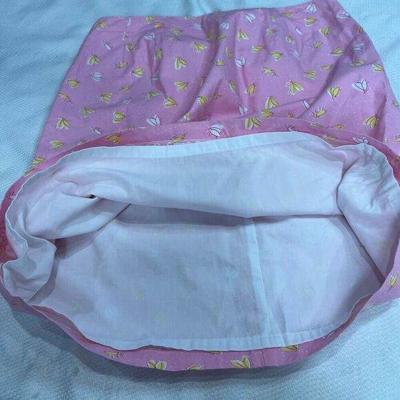 Lilly Pulitzer Pink Firefly Mini Skirt Vintage White Label Sz 4 - Picture 6 of 6